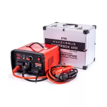 Инверторное пуско-зарядное устройство FoxWeld KVAZARRUS PowerBox 600i, таймер, алюминиевый кейс