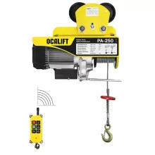 Мини таль передвижная OCALIFT PA-250 125/250 кг 12 м радиоуправление