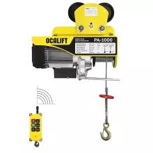 Мини таль передвижная OCALIFT PA-1000 500/1000 кг 12 м радиоуправление