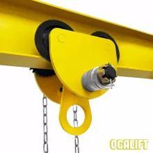 Тележка (каретка) ручная с приводом OCALIFT GCL 1 т 9 м