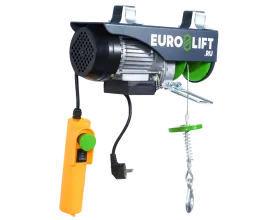Таль электрическая Euro-lift PA-1200 600/1200 кг 12/6 м стационарная мини